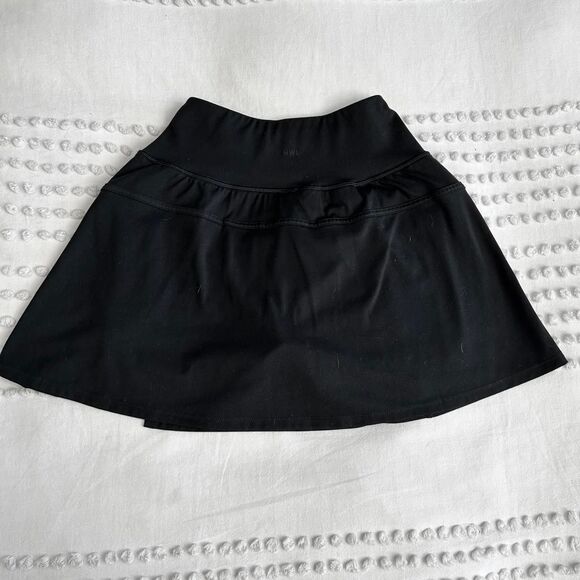 Madewell Black Flex Side Slit Mini Skort – Size Small, Excellent Condition - Picture 2 of 6